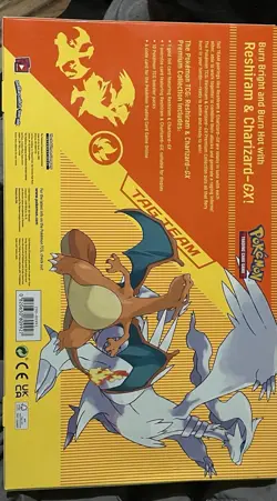 Pokemon Reshiram & Charizard gx Tag Team Premium Collection Box NEW SEALED - Image 2