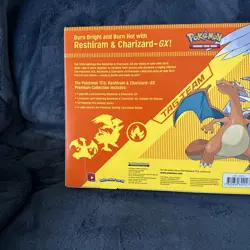 POKEMON Reshiram & Charizard GX Tag Team Premium Collection Box Sealed - Image 2