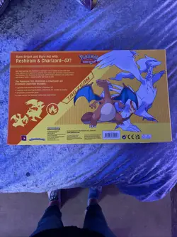 Pokemon Reshiram & Charizard GX Tag Team Premium Collection Box New Sealed - Image 2