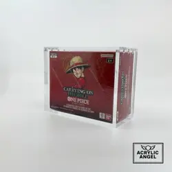 One Piece Booster Box Acrylic Case | Perfect Fit | High Quality | Magnetic Lid - Image 1
