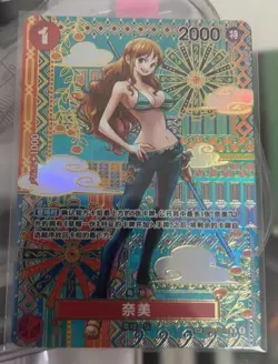 One Piece Chinese Card Game Awakening of the New Era Nami OP01-106 SP Card NM - Image 1