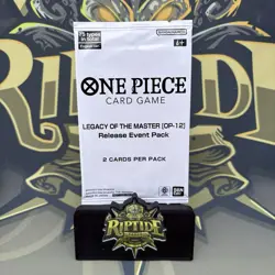 One Piece TCG: Legacy of the master OP-12 Release Event pack - 1 X Sealed Pack - Image 1