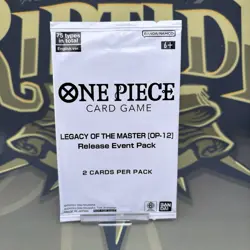 One Piece TCG: Legacy of the master OP-12 Release Event pack - 1 X Sealed Pack - Image 2