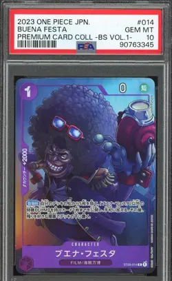 PSA 10 - 2023 ONE PIECE JPN PREMIUM CARD COLLECTION VOL.1 014 BUENA FESTA - Image 1