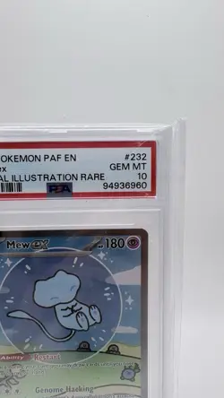 Mew Ex 232/091 Paldean Fates SIR PSA 10 GEM MINT Pokemon Card "Bubble Mew" - Image 2