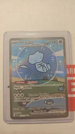 Pokemon Mew EX TCG Shiny Bubble Mew Card Paldean Fates Sir NM 232/091 - Image 1