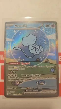 Pokemon Mew EX TCG Shiny Bubble Mew Card Paldean Fates Sir NM 232/091 - Image 4
