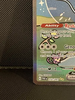 Pokemon Mew EX TCG Shiny Bubble Mew Card Paldean Fates Sir NM 232/091 - Image 4