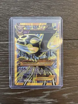 Pokemon Primal Kyogre-EX TCG Full Art Ultra Rare Card Ancient Origins 96/98 Holo - Image 1