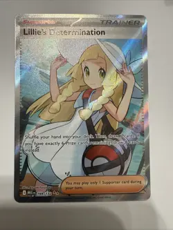 Pokemon Lillie's Determination 169/132 Me01: Mega Evolution Holofoil Full Art - Image 1