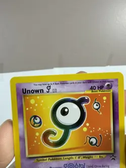 Pokemon Unown J 38/53 WOTC Black Star Promo Non Holo - Image 3
