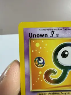 Pokemon Unown J 38/53 WOTC Black Star Promo Non Holo - Image 4