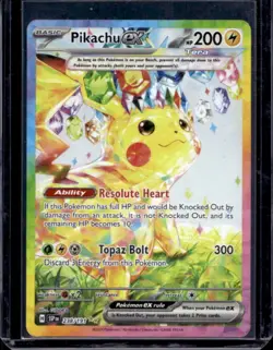 2024 Pokemon SV Surging Sparks SSP EN Pikachu Ex #238/191 - Image 1