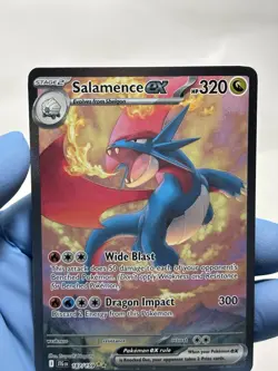 Pokemon TCG Salamence EX 187/159 Sir SV09 Journey Together NM Condition - Image 1
