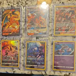 Pokemon Holo Foil Card Lot Vintage Ex, Gx, V cards, Full Art, 64 Cards Total NM - Image 3