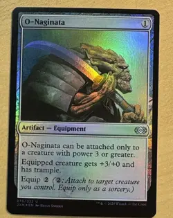 MTG O-Naginata Foil Card, Double Masters - Image 1