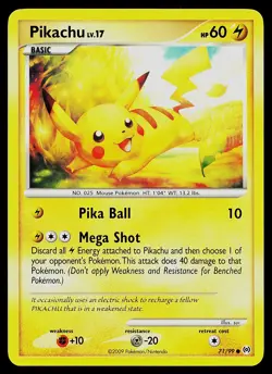 Pokemon Card - Pikachu Arceus 71/99 Common - Image 1