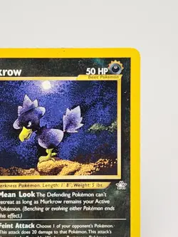Pokemon Card Murkrow 2000 Neo Genesis Set 24/111 Regular NM Condition Vintage - Image 2