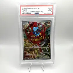 Pokemon Riolu 010 Pokemon Center Stamped ETB Black Star Promo PSA 9 TCG Card - Image 1