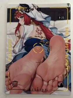 NILOU FEET R R-25 Glamour Girl Mei Se 2 Goddess Story Anime Collectible Card - Image 1
