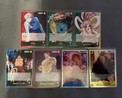 One Piece Card Game (OP-11) “A Fist of Divine Speed”LEADERS and SR - Image 1