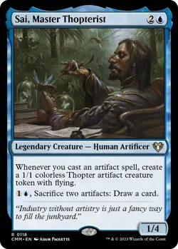 Sai Master Thopterist - MTG - Commander Legends - NM - Image 1