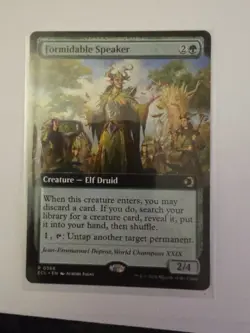 Magic The Gathering, Formidable Speaker, (Extended Art) Lorwyn Eclipsed, Regular - Image 1