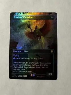 Birds of Paradise FOIL BLC 0081 (MTG Bloomburrow 2024) - Image 1