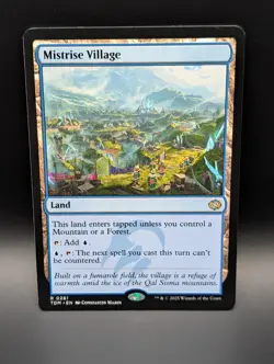 MTG - Mistrise Village - Land (U) - TDM #261 - Rare - NM - Image 1