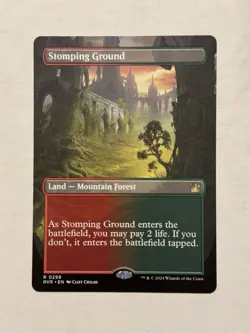 Stomping Ground (Borderless) Ravnica Remastered Regular NM - Image 1
