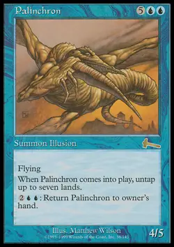 MTG Magic the Gathering Palinchron (38/143) Urza's Legacy LP - Image 1