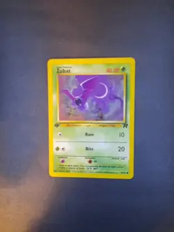 Pokemon Card TCG Zubat Team Rocket 70/82 Regular 1st Edition Common - Image 3