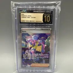 2024 Pokemon Iono 237 Paldean Fates CGC 10 - Image 1