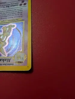 Pokemon Alakazam 1/102 Base Set Holo Rare - Vintage WOTC - MP - Image 5