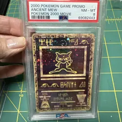 Pokemon Ancient Mew 2000 Movie Promo PSA 8 Double Swirl🔥 - Image 1