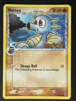 Horsea 50/101 EX Dragon Frontiers Stamped Reverse Holo Pokemon Card NM - Image 1
