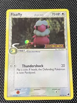 Flaaffy 30/101 STAMPED EX Dragon Frontiers Reverse Holo Delta Species Yuka LP/NM - Image 1