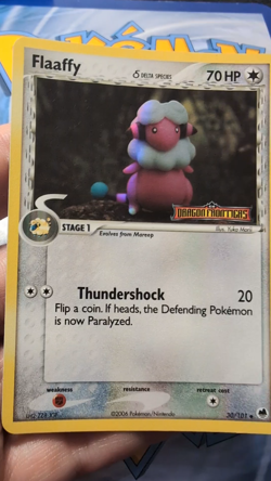 Flaafy 30/101 Ex Dragon Frontiers Stamped Holo LP - Image 2