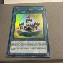 Yugioh Toon Kingdom DLCS-EN074 1st Edition Green Ultra Rare Near mint - Image 1