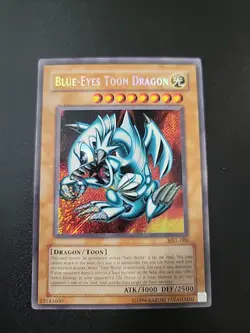 Yu-Gi-Oh! Magic Ruler - Blue-Eyes Toon Dragon MRL-000 DAMAGED - Image 1
