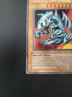 Yu-Gi-Oh! Magic Ruler - Blue-Eyes Toon Dragon MRL-000 DAMAGED - Image 5