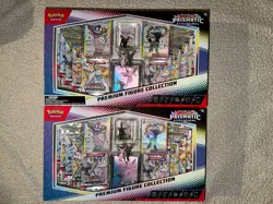 Pokemon TCG: 2 X Prismatic Evolutions Premium Figure Collection Factory Sealed - Image 1