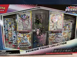 2x Pokemon Prismatic Evolutions Premium Figure Collection | Lot Of 2!! | IN HAND - Image 4