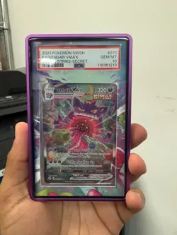 Pokemon 2021 Gengar VMAX 271/264 Alt Art Fusion Strike GEM MINT PSA 10 - Image 1
