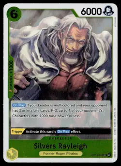 One Piece The Azure Sea's Seven #OP14-108 Silvers Rayleigh - Image 1