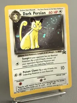 Pokemon TCG Dark Persian Wizards Black Star Promo Card 17/108 Holo NM! - Image 4