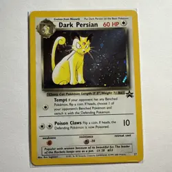 Pokemon TCG Dark Persian Wizards Black Star Promo Card 17/108 Holofoil - Image 1