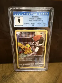 Pokemon Pikachu TCG Card #241/236 Cosmic Eclipse Secret Rare - Image 1