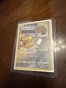 Pokemon TCG Pikachu Card #241/236 Cosmic Eclipse Secret Rare - Image 1