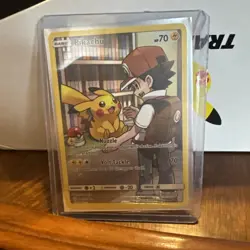 Pokemon TCG Pikachu Card #241/236 Cosmic Eclipse Secret Rare - Image 3